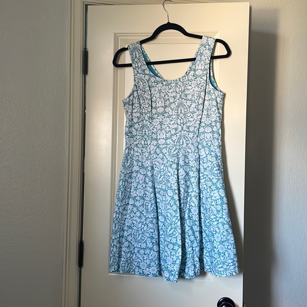 Blue dress